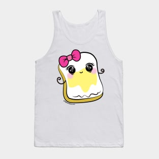 bread and butter cartoon, cute kawaii illustration Tank Top